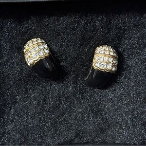 Swarovski tear drop earrings